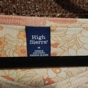 High Sierra Pink Flowered Top